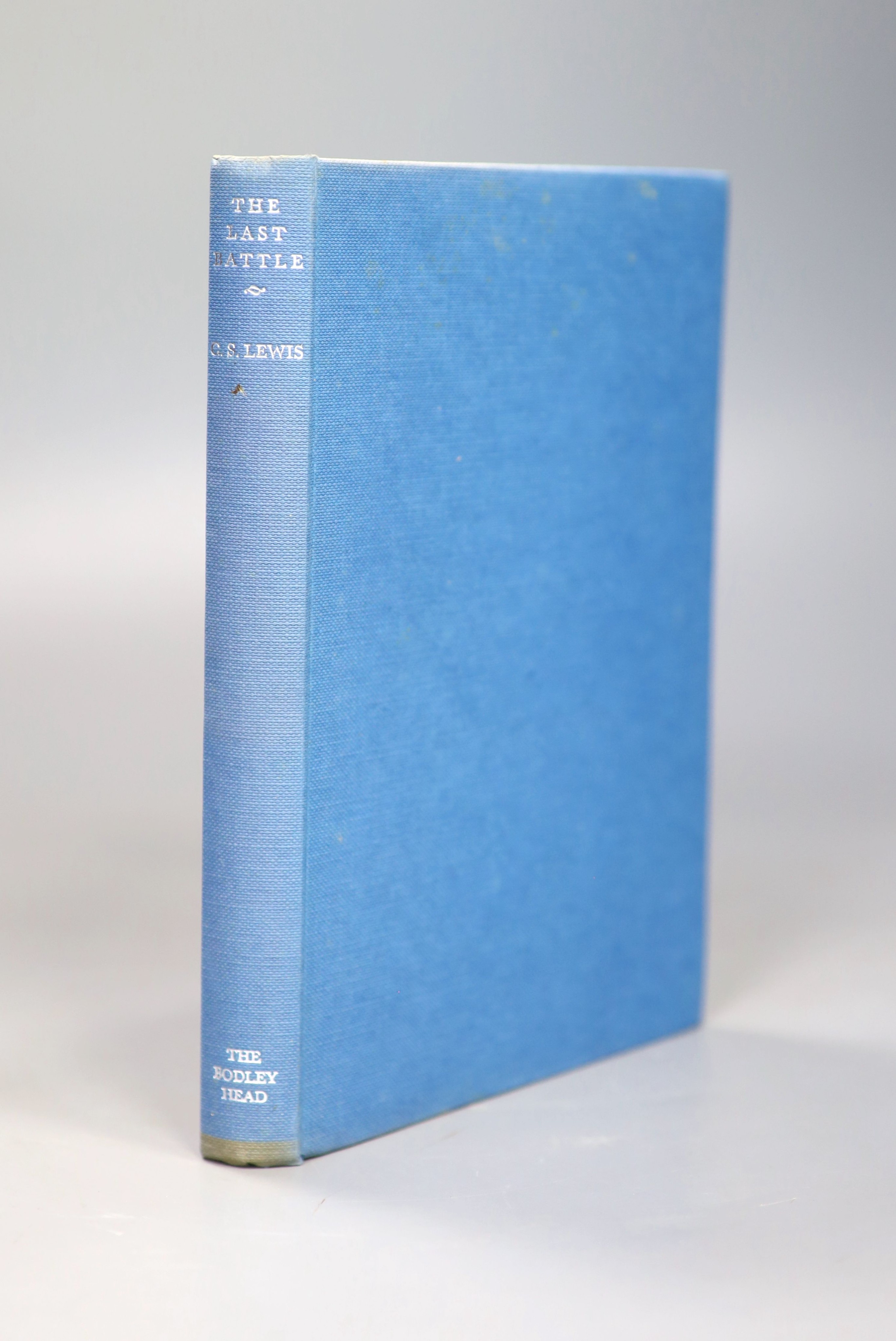 Lewis, Clive Staples - The Last Battle, 1st edition, 8vo, illustrated by Pauline Baynes, original cloth, in unclipped d/j, The Bodley Head, London, 1956